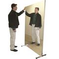 Fabrication Enterprises 36 x 72 in. Vertical Stationary Glassless Mirror with Stand 19-1006